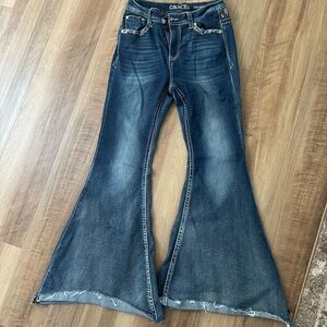 Grace LA Blue Flared Women's Jeans